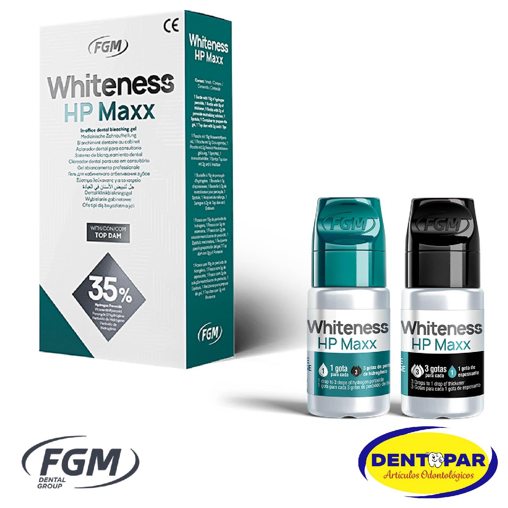 Imagen del producto Blanqueador Whiteness HP Maxx 35% Kit para 18 aplicaciones