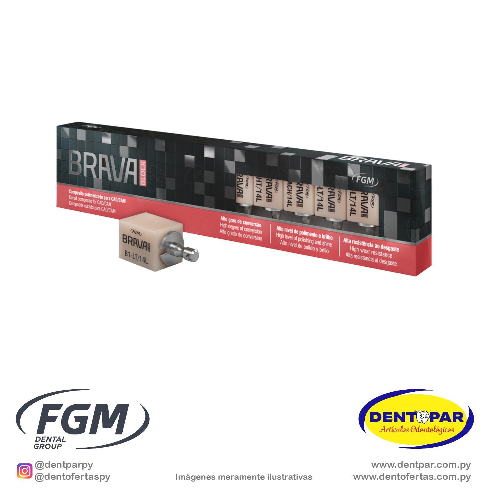 Imagen del producto Bloques de Composite CAD/CAM Brava Block - Sirona A1-LT