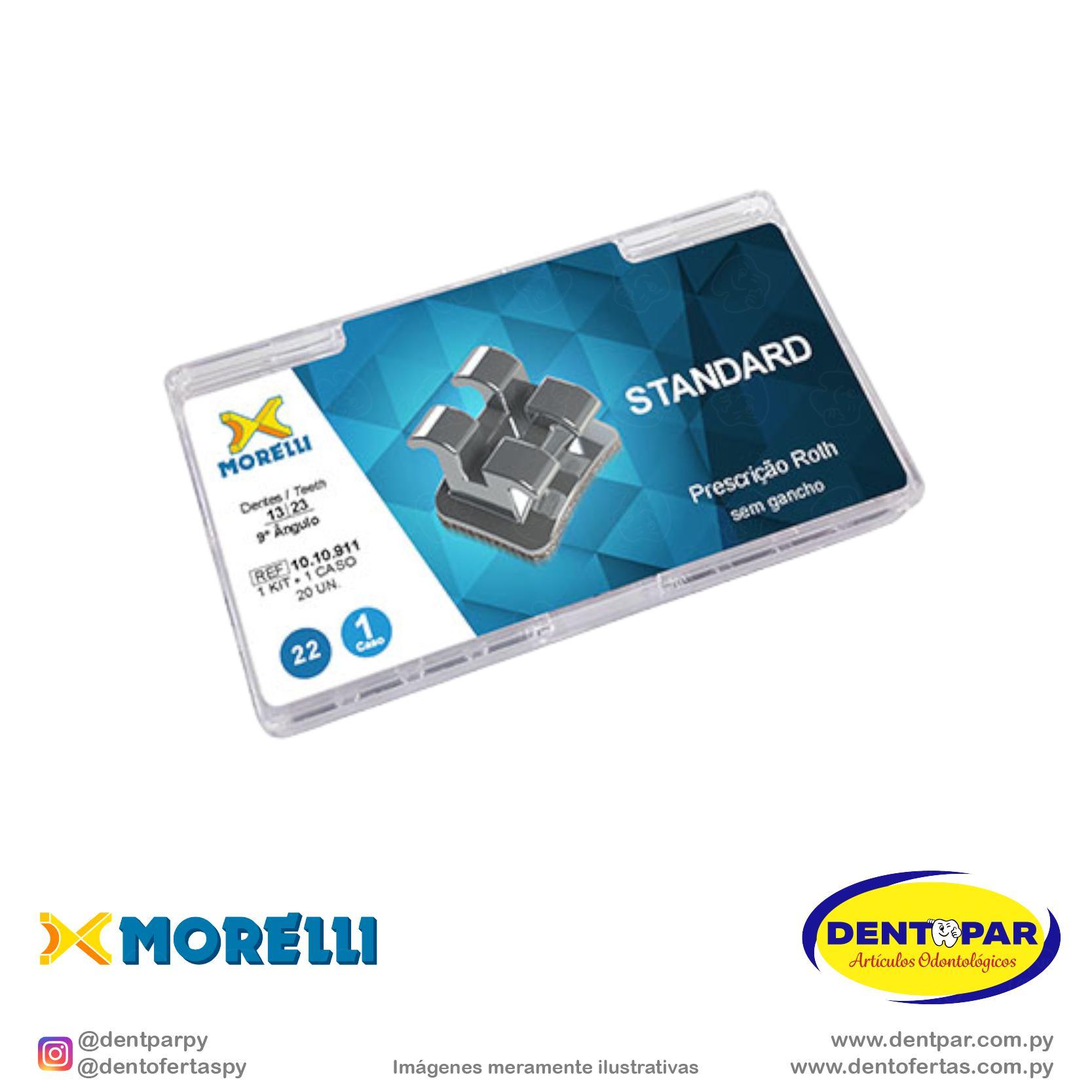 Imagen del producto Conj. brackets Roth 022 Standart S/ Ganch