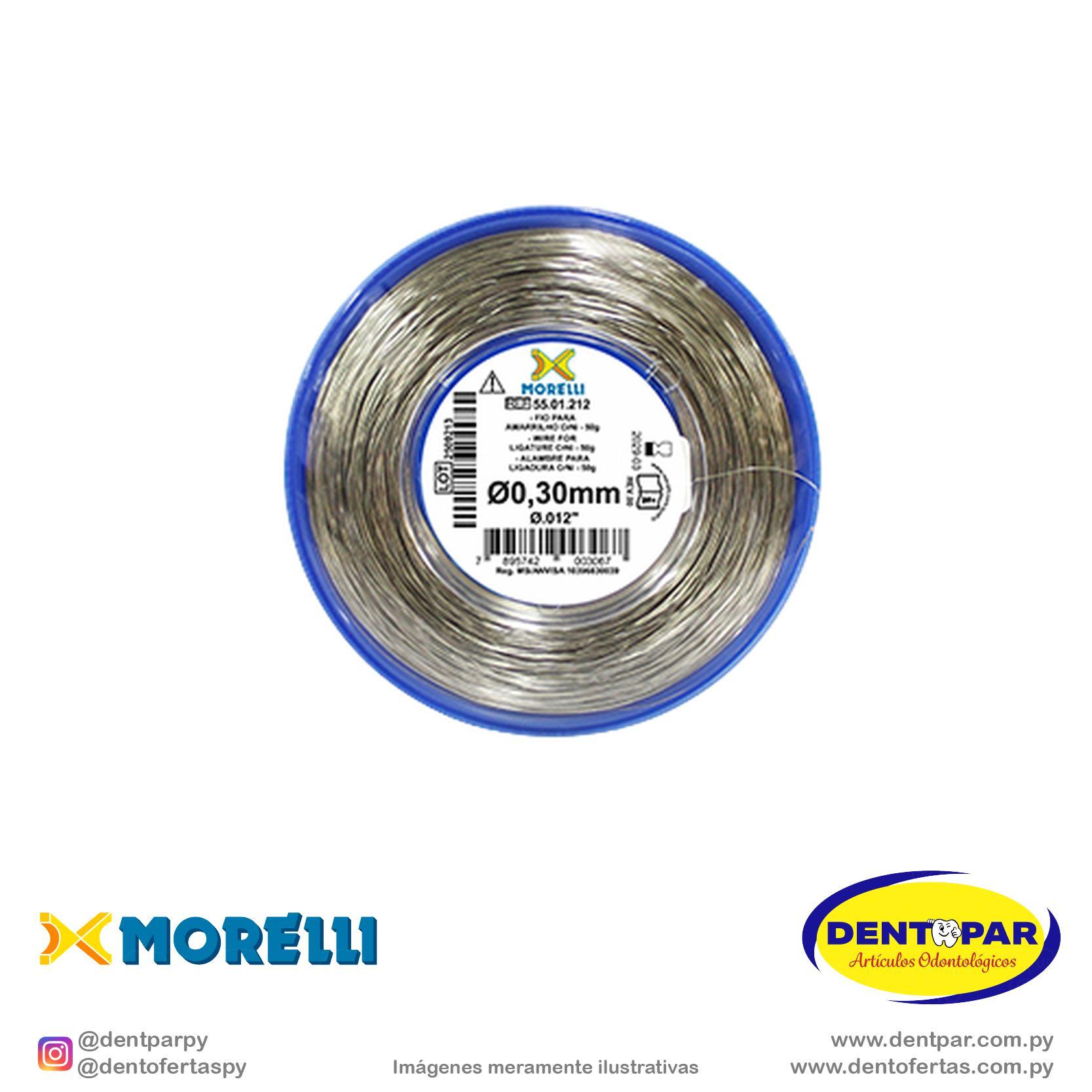 Imagen del producto Alambre P/ Ligadura .30mm (.012") 50g