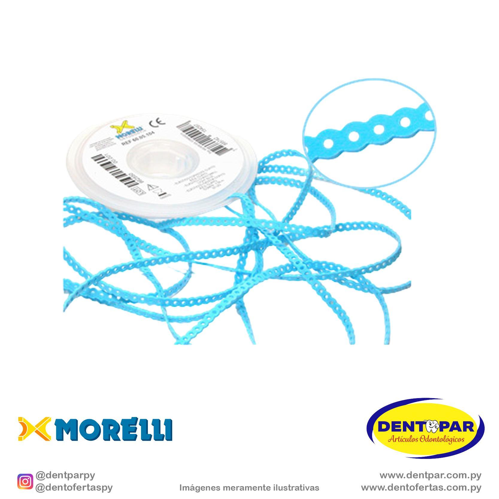 Imagen del producto Elastic cadena pequeño azul bebe 1.5m